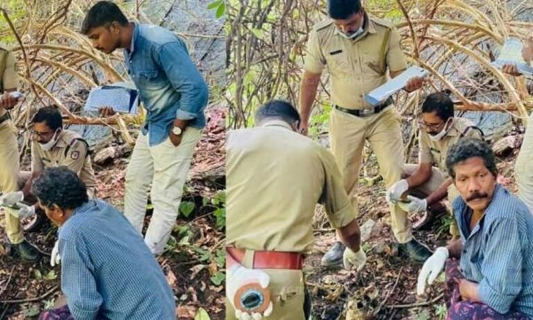 തിരുവമ്പാടി കാട്ടിൽ തലയോട്ടിയും അസ്ഥികൂടവും