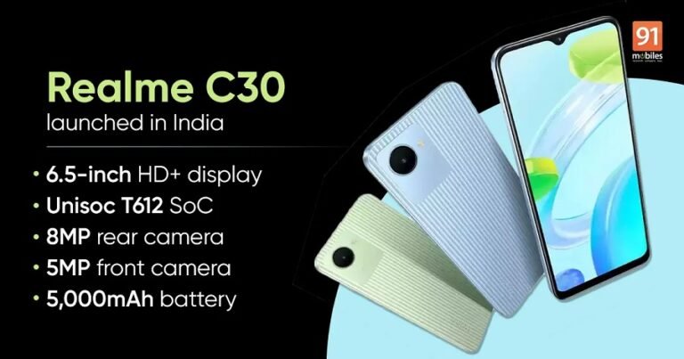7499 രൂപയ്ക്ക് കീശയിലൊതുങ്ങുന്ന ഫോൺ – Realme C30