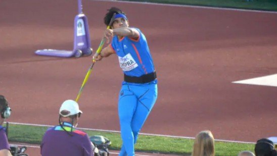 ലോക അത്ലറ്റിക്സിൽ ഇന്ത്യയ്ക്ക് തിളക്കം; നീരജിന് ജാവലിൻ ത്രോയിൽ വെള്ളി