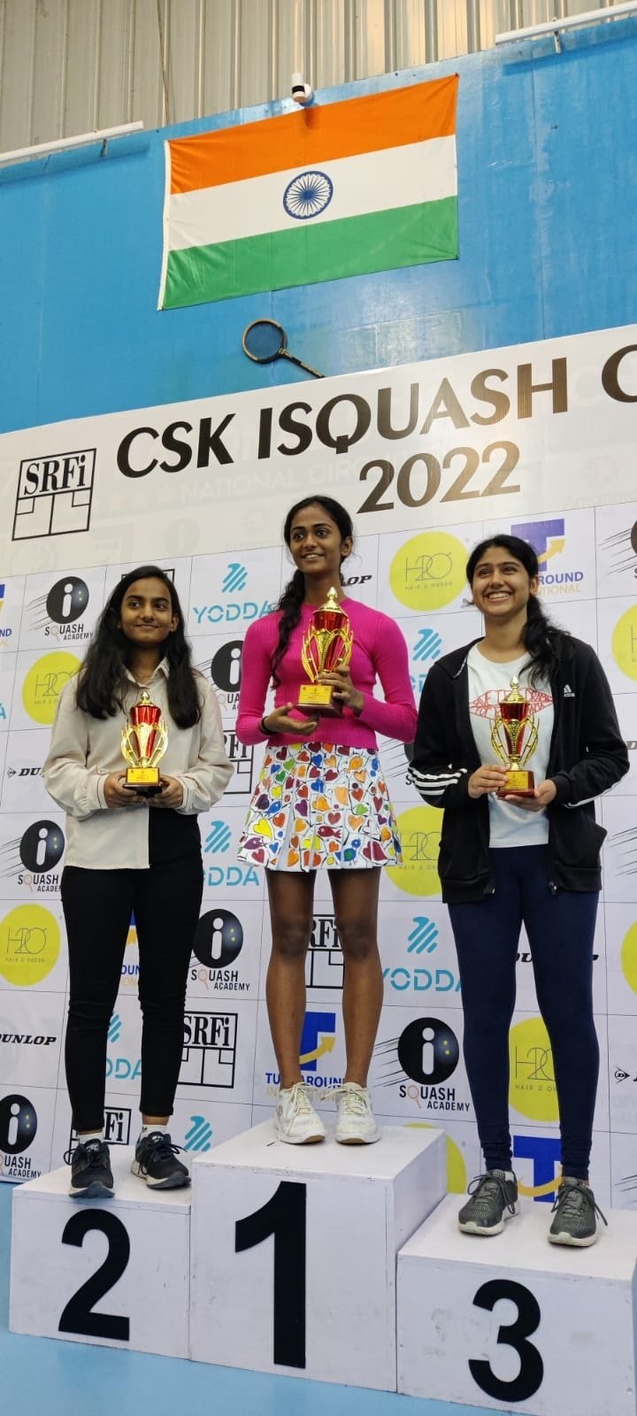 ദേശീയ സ്ക്വാഷ് ചാമ്പ്യൻഷിപ്പ് സ്വന്തമാക്കി മലയാളി പെൺകുട്ടി