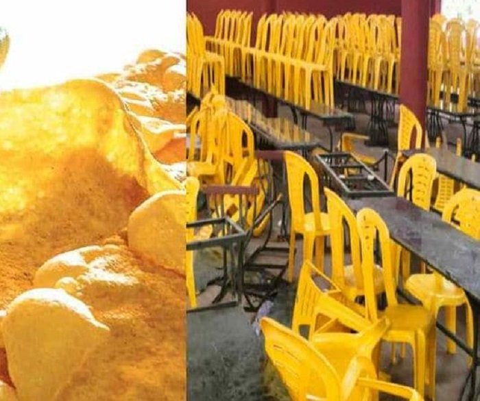 പപ്പടം കിട്ടാഞ്ഞതിൻ്റെ പേരിൽ വിവാഹ പാർട്ടി ഏറ്റുമുട്ടിയ സംഭവത്തിൽ നഷ്ടം വന്നത് ഒന്നര ലക്ഷത്തിൻ്റെ വസ്തുവകകൾ