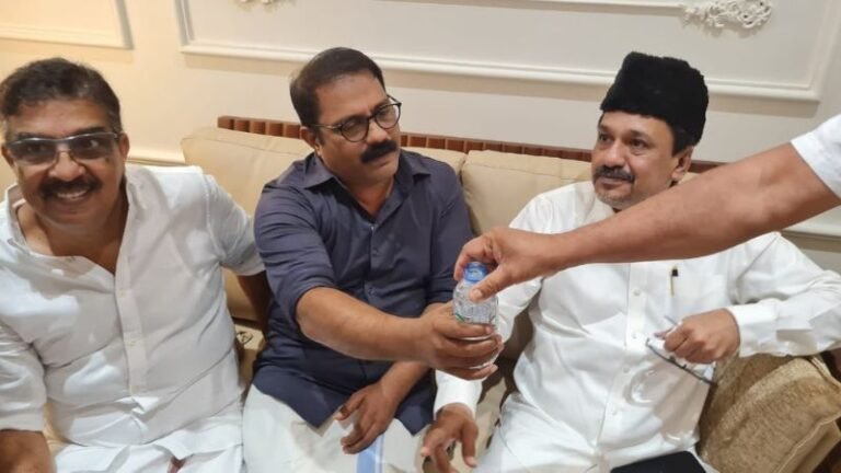 വിവാദങ്ങൾക്കിടെ സാദിഖലി തങ്ങളുമായി കെ എം ഷാജി കൂടിക്കാഴ്ച