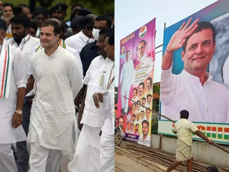 പോസ്റ്ററിൽ പടമില്ല, ജോഡോ യാത്രയിൽ ഗ്രൂപ്പ് തിരിഞ്ഞ് എടോ പോഡോ