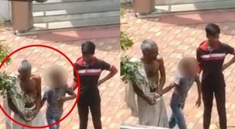 ബദാം കഴിച്ചതിന് 11 കാരനെ പൂജാരി മരത്തിൽ കെട്ടിയിട്ട് തല്ലി