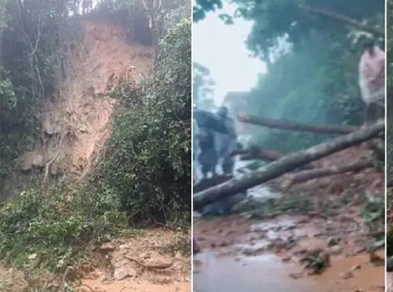 താമരശ്ശേരി ചുരത്തിൽ മണ്ണിടിഞ്ഞു; ശനിയാഴ്ചവരെ മഴ മുന്നറിയിപ്പ്