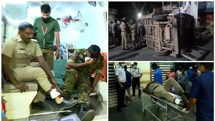 വിഴിഞ്ഞത്ത് സംഘർഷം; പൊലീസ് സ്റ്റേഷൻ കയ്യേറി, ജീപ്പുകൾ മറിച്ചിട്ടു