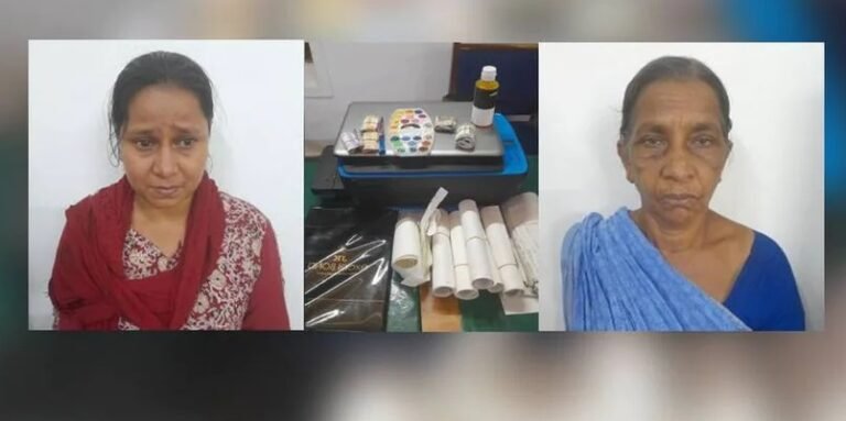 കള്ളനോട്ട് നിർമ്മിച്ച് ലോട്ടറി കടകളിൽ വിതരണം, വൃദ്ധമാതാവും മകളും അറസ്റ്റിൽ