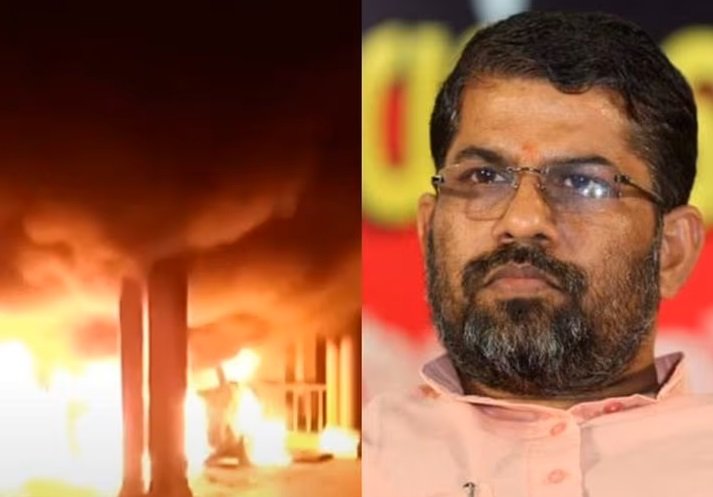സന്ദീപാനന്ദഗിരിയുടെ ആശ്രമം കത്തിച്ച കേസില്‍ ആർ എസ് എസ് പ്രവർത്തകൻ അറസ്റ്റിൽ
