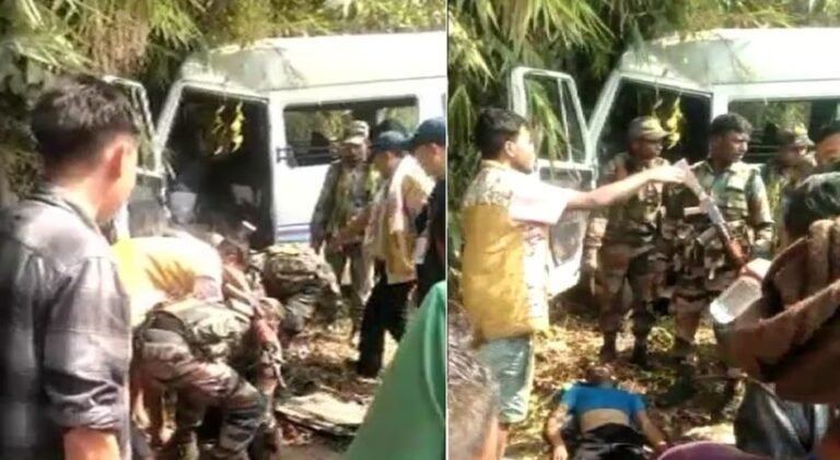 നാഗലാൻ്റിൽ തെരഞ്ഞെടുപ്പ് ഉദ്യോഗസ്ഥർ സഞ്ചരിച്ച ബസ് മറിഞ്ഞു; ഒരാൾ മരിച്ചു, 13 പേർക്ക് പരുക്ക്