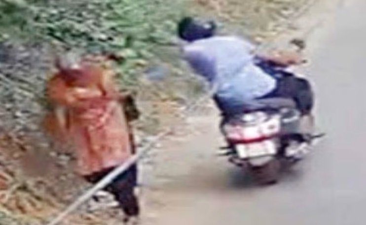 ബൈക്കിൽ എത്തി യുവതിയുടെ മാല കവർന്നു, ദൃശ്യം ലഭിച്ചിട്ടും പ്രതിയെ കണ്ടെത്താനായില്ല