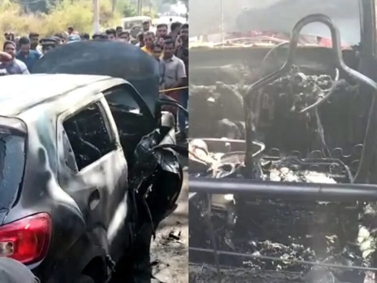 കണ്ണൂരിൽ കാർ കത്തിയത് ഷോർട് സർക്യൂട്ട്, മരണത്തിനിടയാക്കി തീപടർന്നത് സാനിറ്റൈസറും സ്പ്രേയും കാരണമെന്നും റിപ്പോർട്ട്