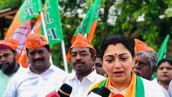 ഖുശ്ബുവിനെ വനിതാ കമ്മീഷൻ അംഗമായി നാമനിർദ്ദേശം ചെയ്തു