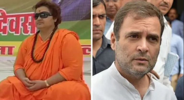 രാഹുൽ ഗാന്ധിയെ ഇന്ത്യയിൽ നിന്ന് പുറത്താക്കണമെന്ന് പ്രഗ്യാസിംഗ് ഠാക്കൂർ