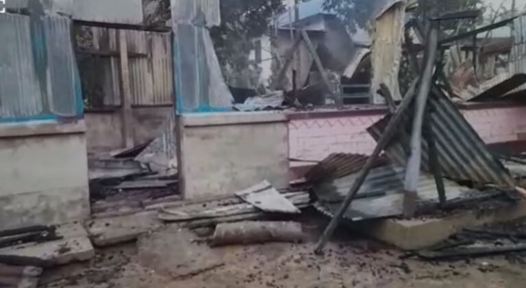 ത്രിപുരയിൽ സിപിഎം പ്രവർത്തകർക്ക് നേരെ ജെ സി ബി ആക്രമണം