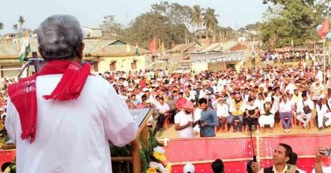 ത്രിപുരയിൽ തിപ്ര മോത നിലപാട് നിർണ്ണായകമാവും; ഇടത് കോൺഗ്രസ് സഖ്യം വൻ നേട്ടം