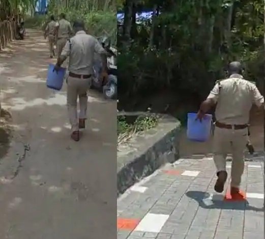 പിറന്ന ഉടനെ അമ്മ ബക്കറ്റിൽ ഉപേക്ഷിച്ച കുഞ്ഞുമായി പൊലീസിൻ്റെ മരണയോട്ടം, അവസാനം ജീവനോടെ ആശുപത്രിയിൽ