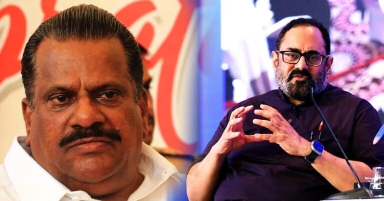 ഇ പി ജയരാജൻ്റെയും കുടുംബത്തിൻ്റെയും വൈദേകം ഓഹരി സ്വന്തമാക്കാൻ രാജീവ് ചന്ദ്രശേഖർ എം പിയുടെ പങ്കാളിത്ത കമ്പനിയും