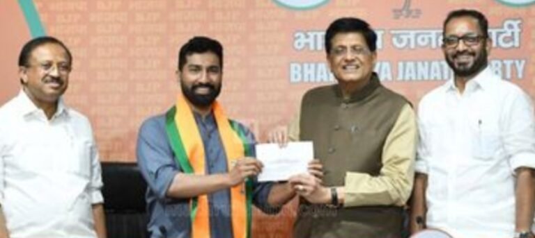 അനിൽ ആന്റണി ബിജെ പിയിൽ ചേർന്നു