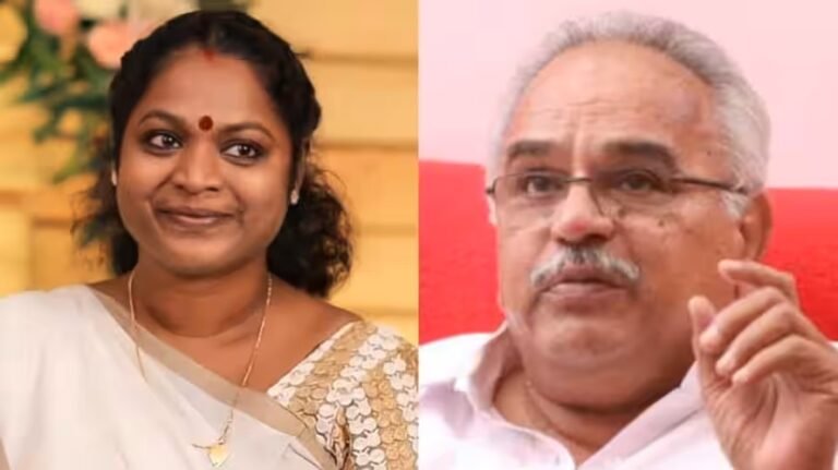 വൈക്കം സത്യഗ്രഹ വാർഷിക പരസ്യത്തിൽ വനിതാ എം എൽ എ യെ തഴഞ്ഞു, പഴി പി ആർ ഡിക്ക്