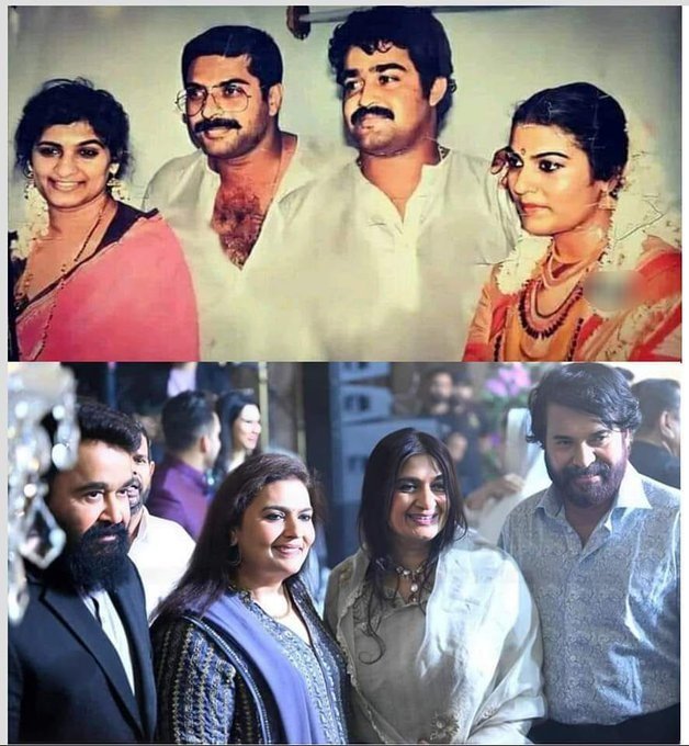 മമ്മൂട്ടിയും മോഹൻലാലും ഒന്നിച്ച കുടുംബ ചിത്രത്തിനൊപ്പം വൈറലായി 35 വർഷം മുൻപത്തെ ഓർമ്മ ചിത്രം