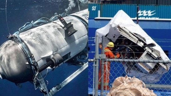 ടൈറ്റാനിക് കാണാൻ പോയ മുങ്ങിക്കപ്പലിൻ്റെയും യാത്രികരുടെയും അവശിഷ്ടങ്ങൾ കണ്ടെത്തി