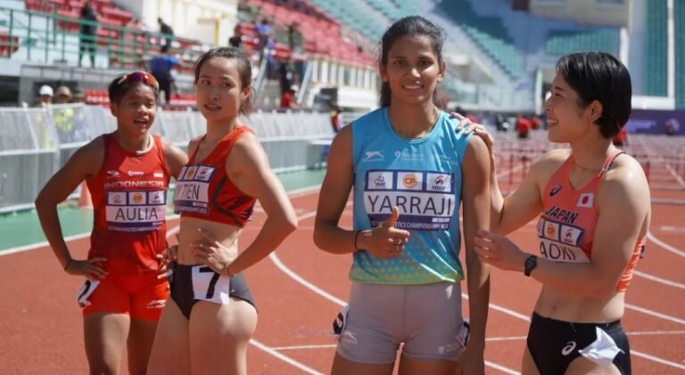 ഏഷ്യൻ അത്ലറ്റിക്സിൽ ജ്യോതി യാരാജിക്ക് സ്വർണ്ണം