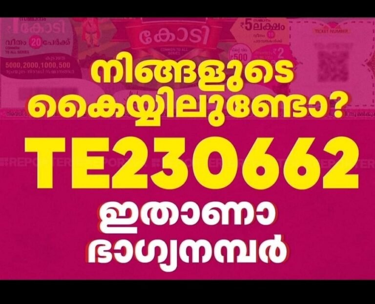 25 കോടി കേരള ബമ്പർ അടിച്ചത് തിരുപ്പൂരിലെ നാല് കൂട്ടൂകാർക്ക്