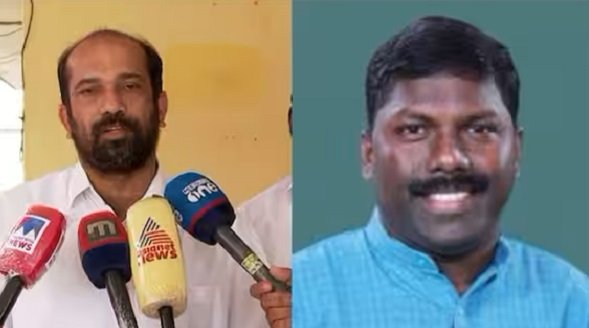 കരുവന്നൂർ ബാങ്ക് തട്ടിപ്പ് ആരോപണത്തിലെ രേഖകൾ പുറത്തു വിട്ട് അനിൽ അക്കരെ; പി കെ ബിജുവുമായി നേർക്കു നേർ