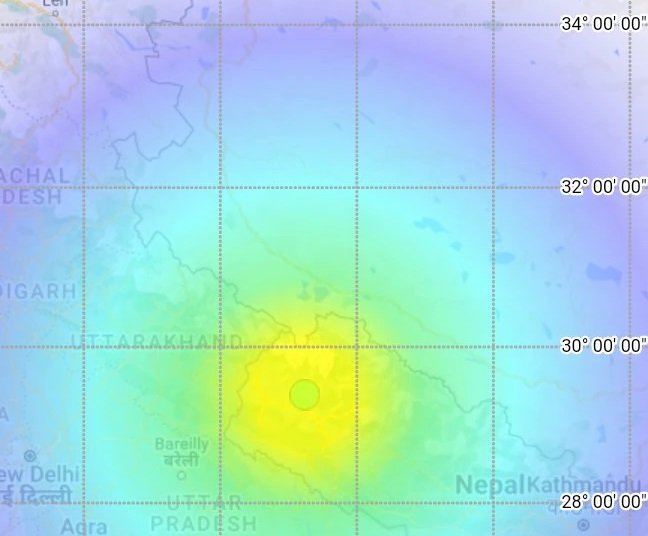നേപ്പാളിൽ ഭൂചലനം, ഡൽഹിയും കിടുങ്ങി