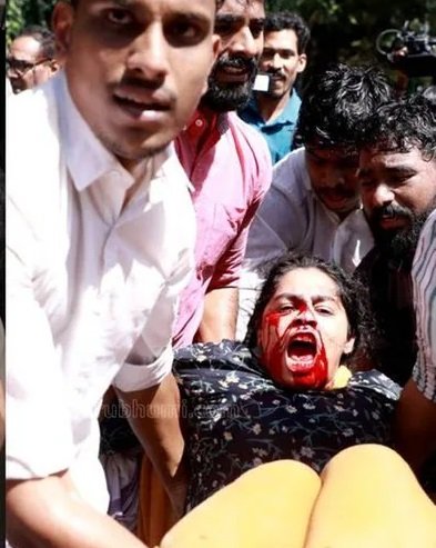 കെ എസ് യു മാർച്ചിൽ സംഘർഷം, നാളെ വിദ്യാലയ ബന്ദിന് ആഹ്വാനം