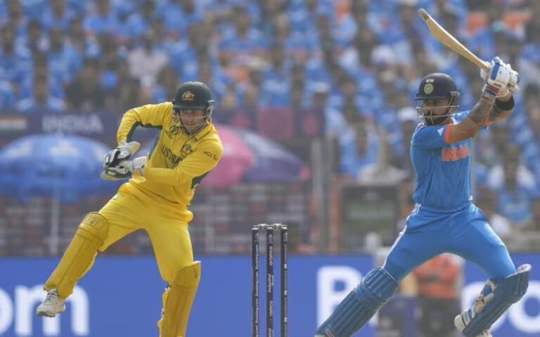 പ്രതിരോധിക്കാനുള്ളത് 241 റൺസ്, 2023 ലോകകപ്പിൽ ആദ്യമായി ആൾ ഔട്ടായി ഇന്ത്യ