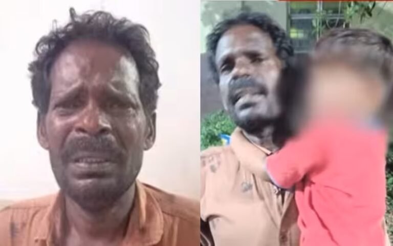 മൂന്നുവയസുകാരനെ തട്ടിക്കൊണ്ടുപോകാന്‍ ശ്രമിച്ചയാളെ റെയിൽവേ സ്റ്റേഷനിൽ വെച്ച് നാട്ടുകാർ പിടികൂടി, കുട്ടിയെ രക്ഷപെടുത്തി