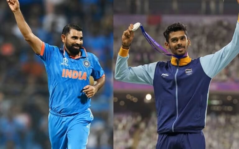 പേസർ മുഹമ്മദ് ഷമിക്കും, ലോംഗ് ജമ്പ് താരം മുരളി ശ്രീശങ്കറിനും അർജുന അവാർഡ്